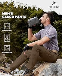 FEDTOSING Tactical Pants for Men with 9 Pockets