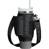 STANLEY Quencher Wrap Carry All for 30 oz Tumbler, Black | Crossbody Water Bottle Carrier | Phone Holder Pocket, Card Sleeve &amp; Adjustable Detachable Strap| Sunglasses Sleeve &amp; Key Clip