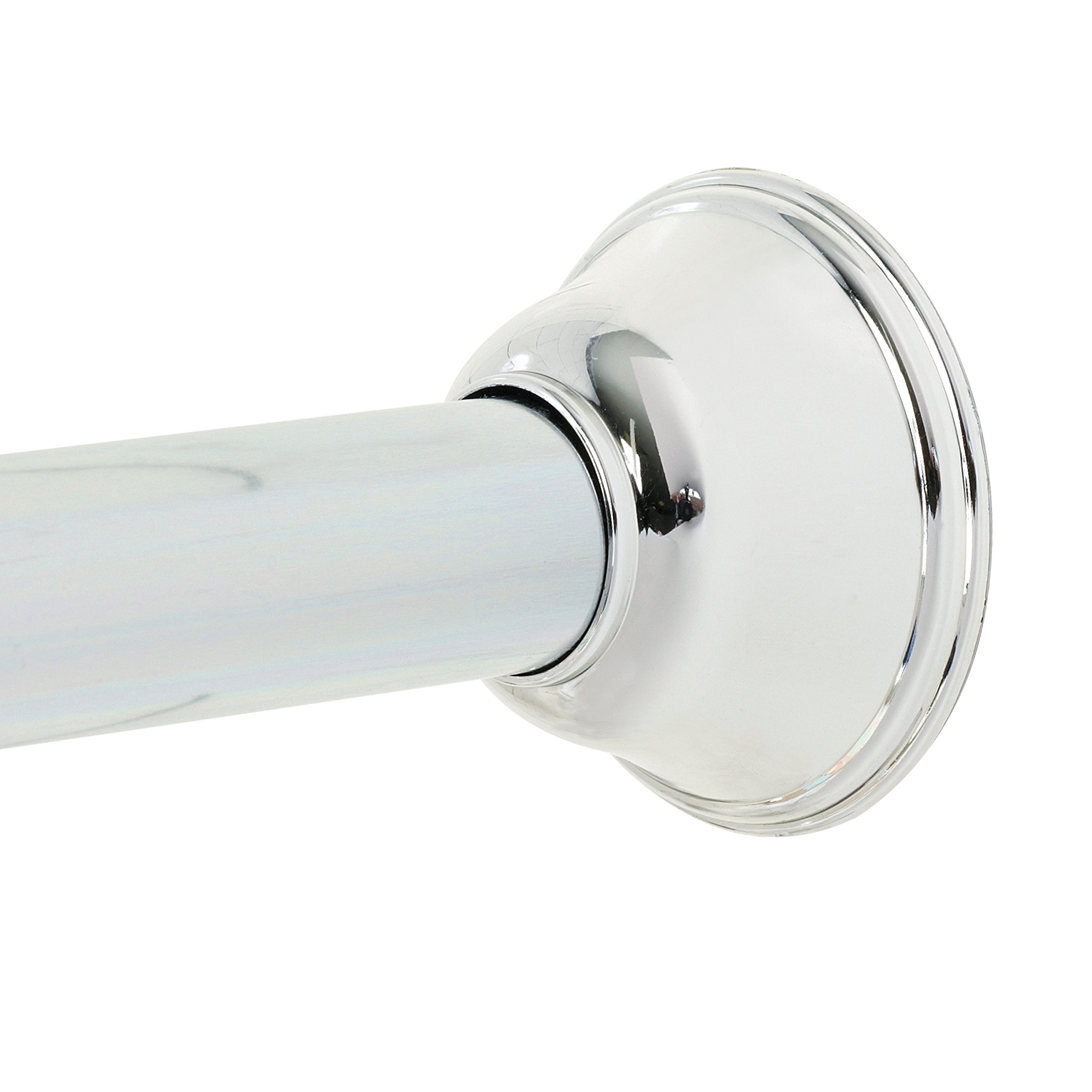 Zenna Home RustResistant Adjustable Tension Shower Rod, Chrome eBay