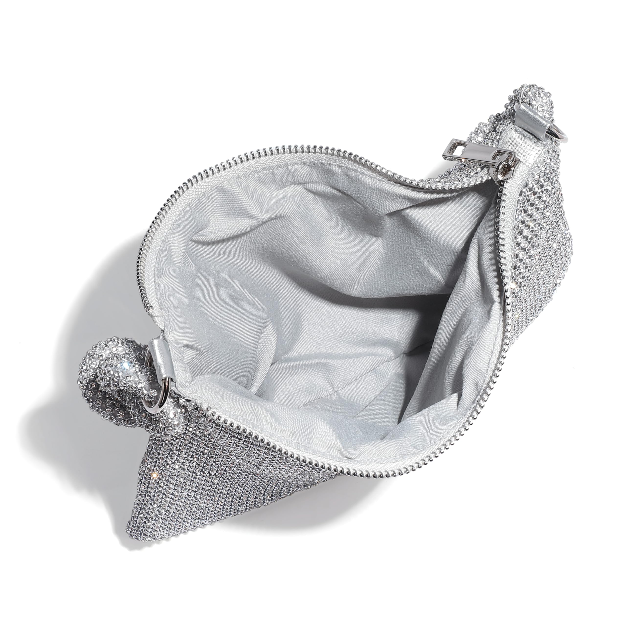 YUWITA Rhinestone Purse for Women Evening Bag Glitter Sparkly Mini Handbags