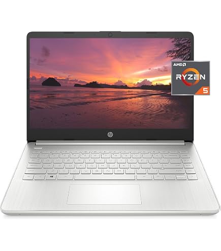 Amazon.com: HP 14 Laptop, AMD Ryzen 5 5500U, 8 GB RAM, 256 GB SSD