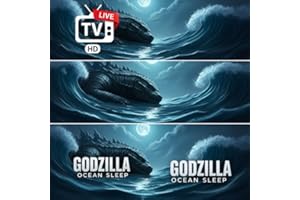Soothing Godzilla Ocean Sleep Wave Ambience 4K