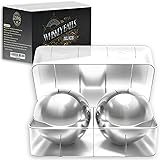 2 Premium XXL 55mm Stainless Steel Ice Whiskey