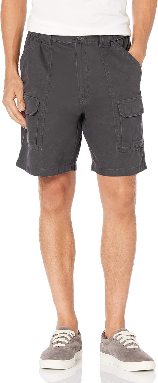 cargo shorts with tech pocket
