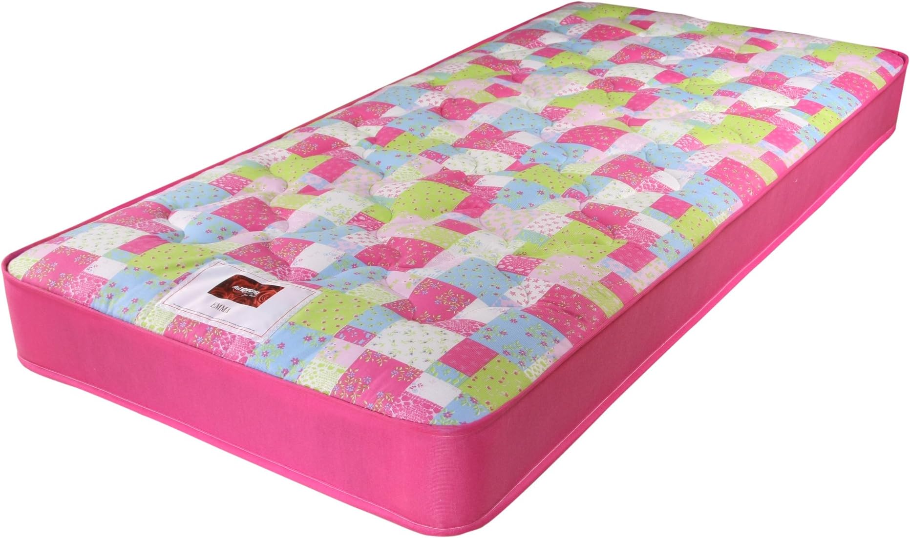 Airsprung Emma Mattress, Polyester, Pink, Small Single Shorty