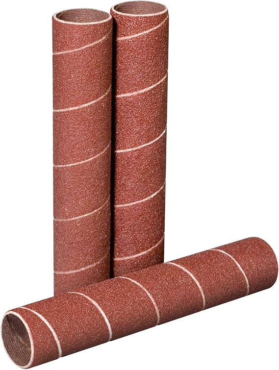 POWERTEC 11211 4.5 Inch Sanding Sleeves for Spindle Sander 120 Grit