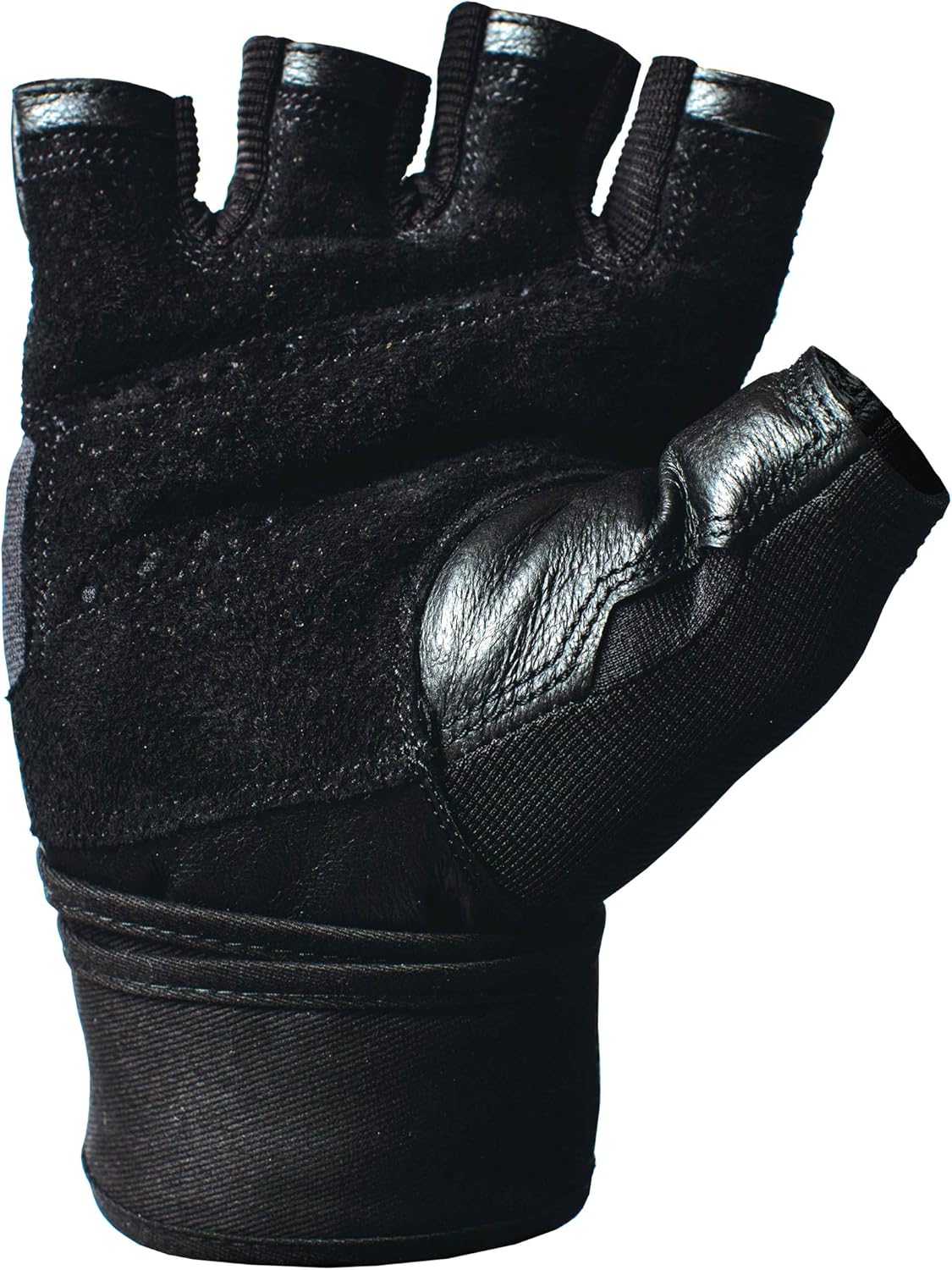 Harbinger Pro Wristwrap Weightlifting Gloves with Vented Cushioned Leather Palm (Pair), X-Large : Sports & Outdoors