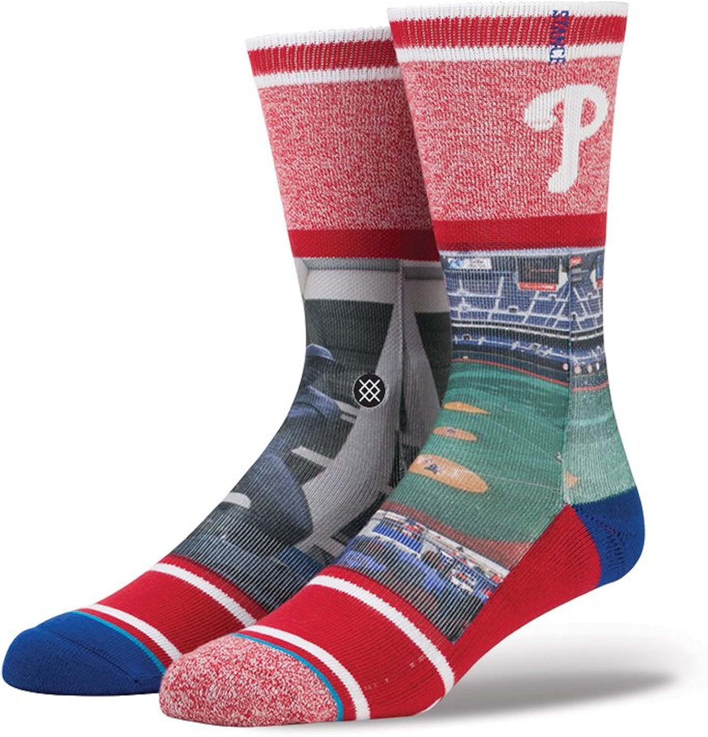 Stance Veterans Stadium Socks In Red Size L at Amazon Men’s Clothing store