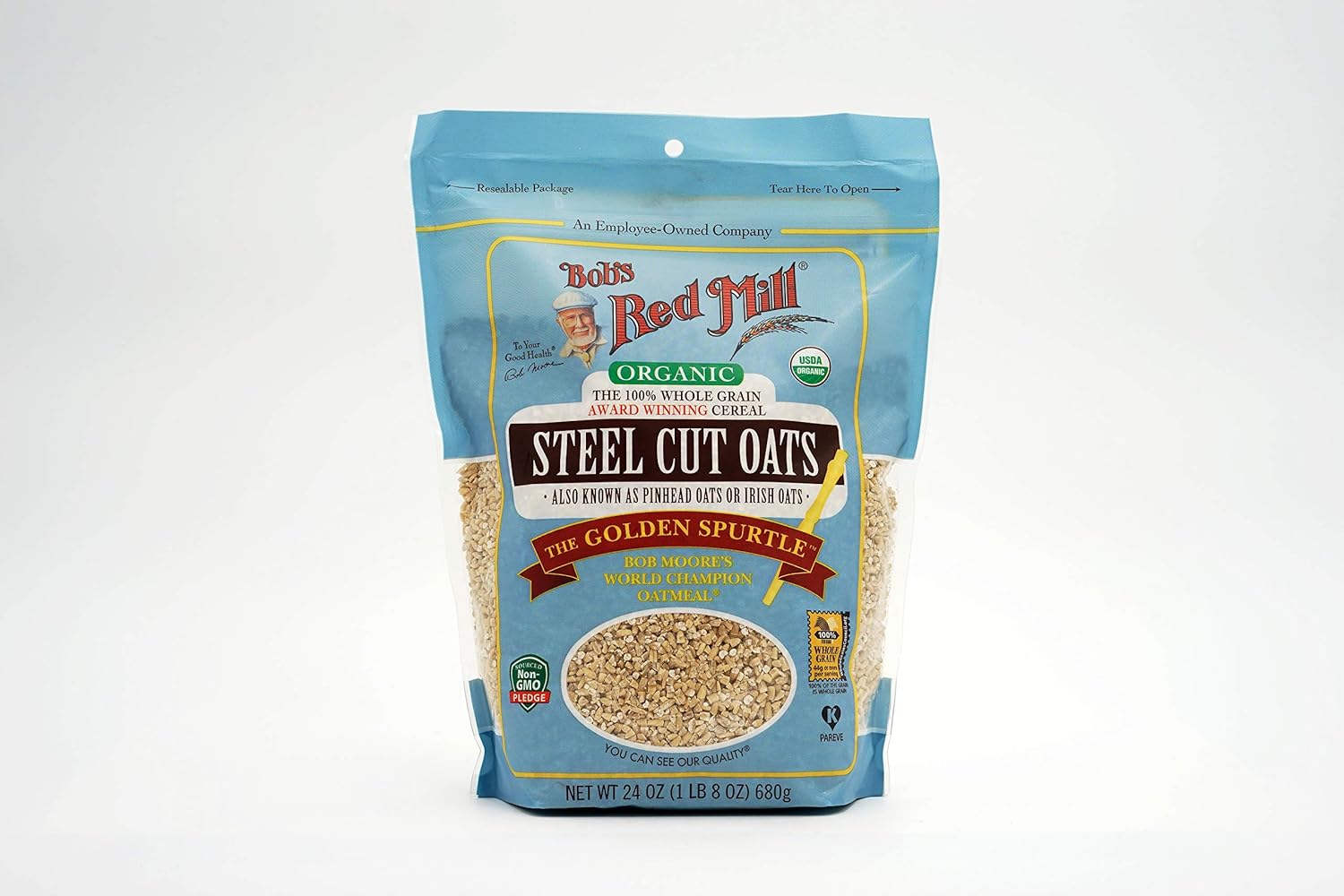 Bob's Red Mill Organic Steel Cut Oats - 24 oz - 2 pk