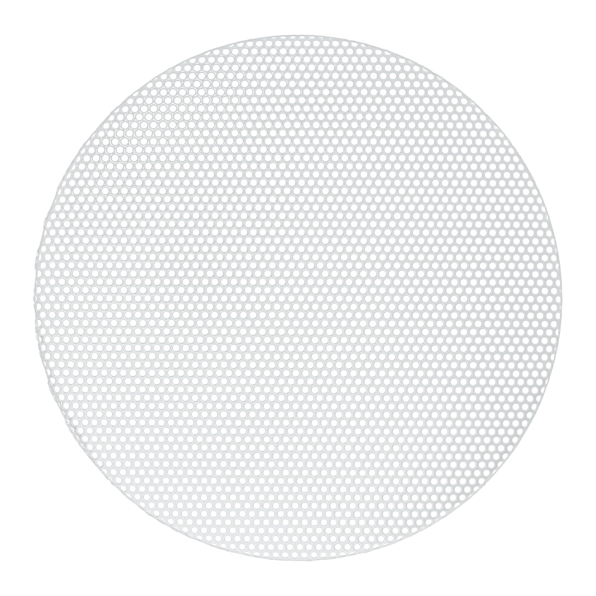 X AUTOHAUX Universal 4.5 Inch Speaker Grills Mesh for Audio Subwoofer 120x6.5mm Grille without Frame White - Pack of 1