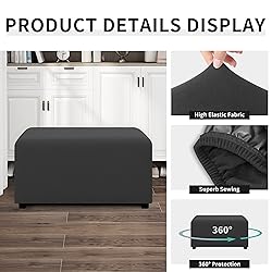 Easy-Going 100% Dual Waterproof Stretch Ottoman
