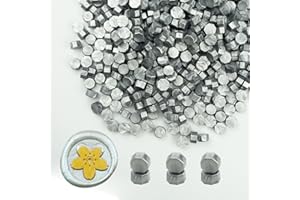 Wax Seal Beads, Ioggtser 500 PCS Octagon Sealing Wax Beads for Wax Seal Stamp, Wax Sealing Beads for Making Wax Seals for Wed