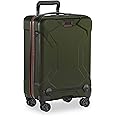 Briggs & Riley Torq Hardside Carry On Luggage with Spinner Wheels 22 inch. USB Charging Port, TSA-Friendly Locks, Easy Access Hinged Front Pocket, Green