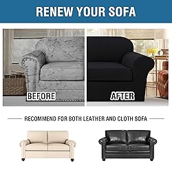 H.VERSAILTEX 3 Piece Stretch Sofa Covers for 2