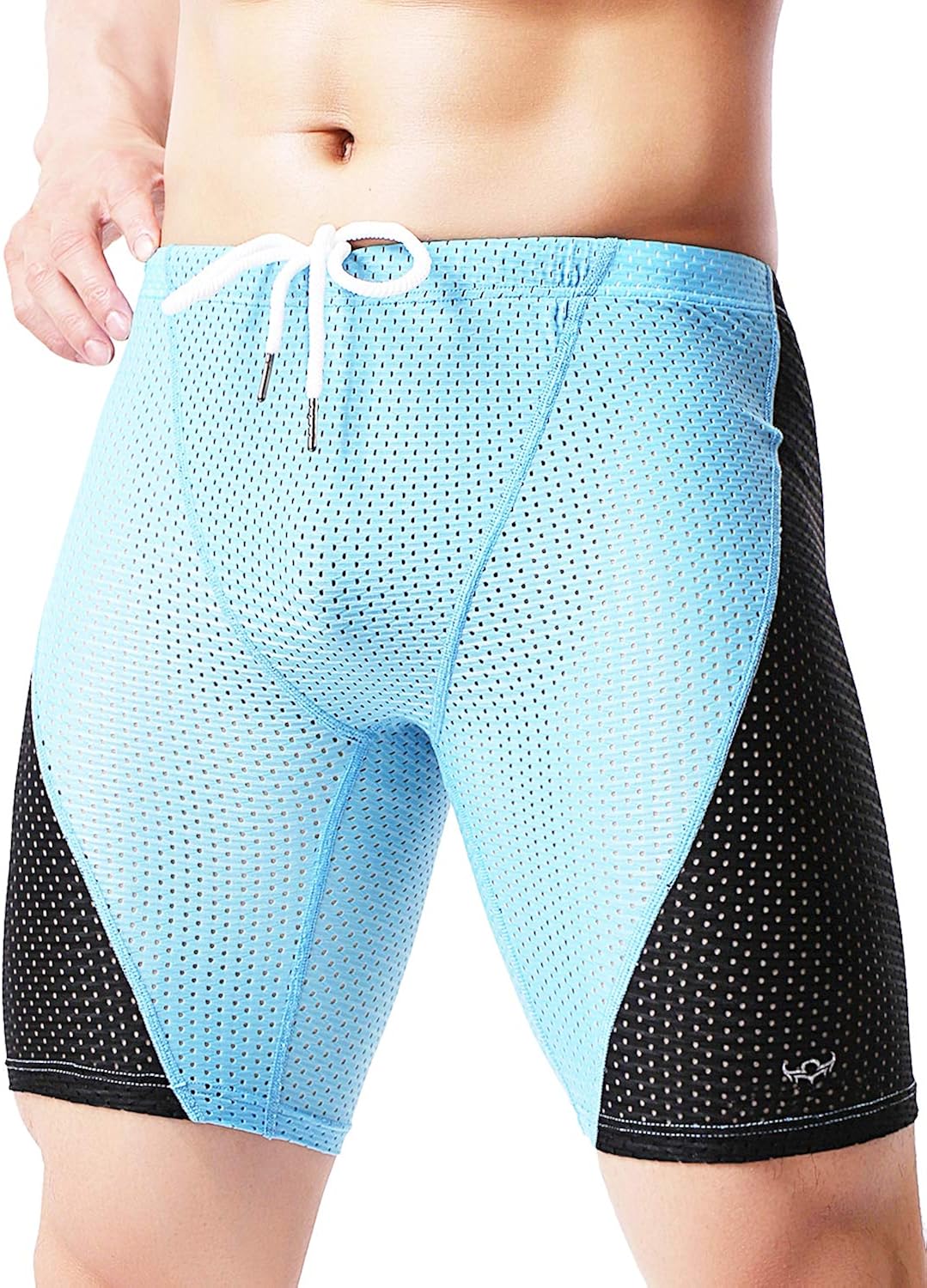 MIZOK Men's Mesh Compression Short Quick Dry Jammers Shorts