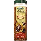 Spice Islands Premium Taco Seasoning with Chipotle Cocoa Powder and Corn Meal, 24.5 Ounce