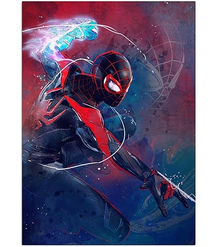 Amazon.com: Displate Official Spiderman Metal Poster Magnetic