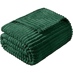 Vessia Flannel Fleece Throw Blanket for