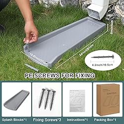 plusgutter Rain Gutter Downspout Splash