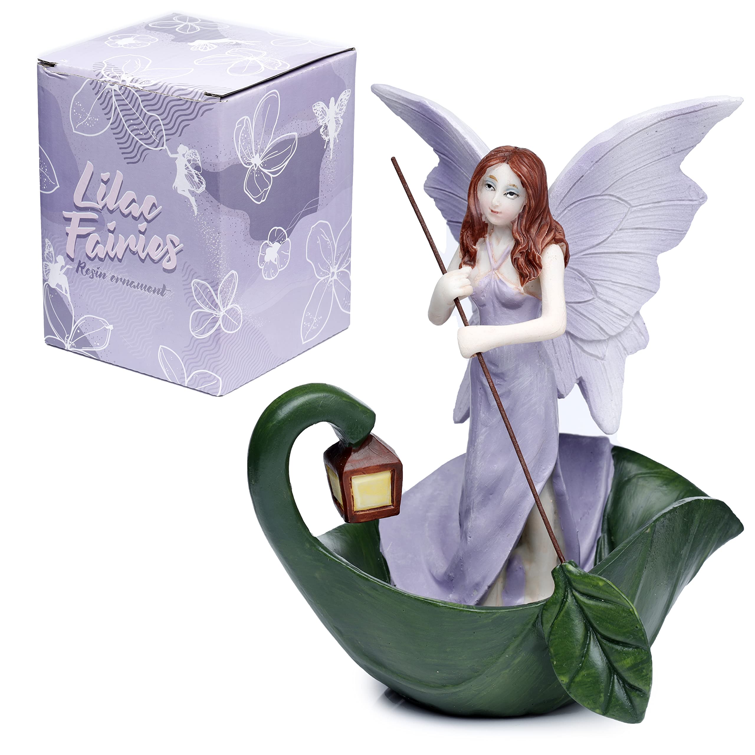Puckator Lilac Fairies Whispers of the Water Fairy - Home Living Room Decoration - Gifts For Men Women