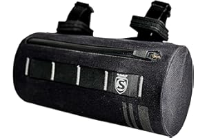 SILCA Grinta Bicycle Handlebar Bag | 2L Capacity | Semi-rigid design with removeable rigid insert | Weatherproof welded desig