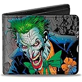 Buckle-Down Men's Standard Bifold Wallet Joker, 4.0" x 3.5"
