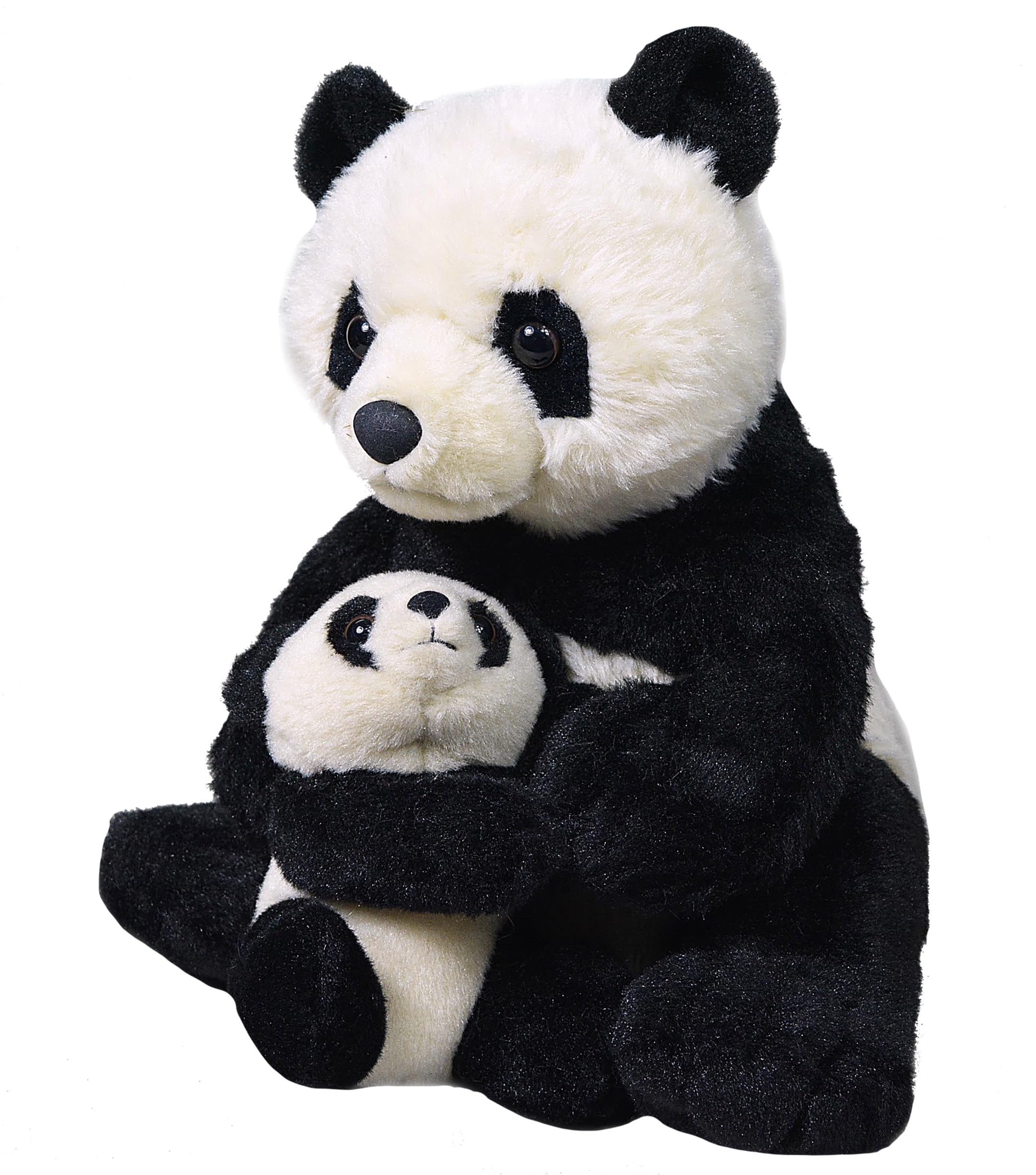 Wild Republic Mom and Baby Panda Plush, Stuffed Animal, Plush Toy, Gifts For Kids, 12 Inches,