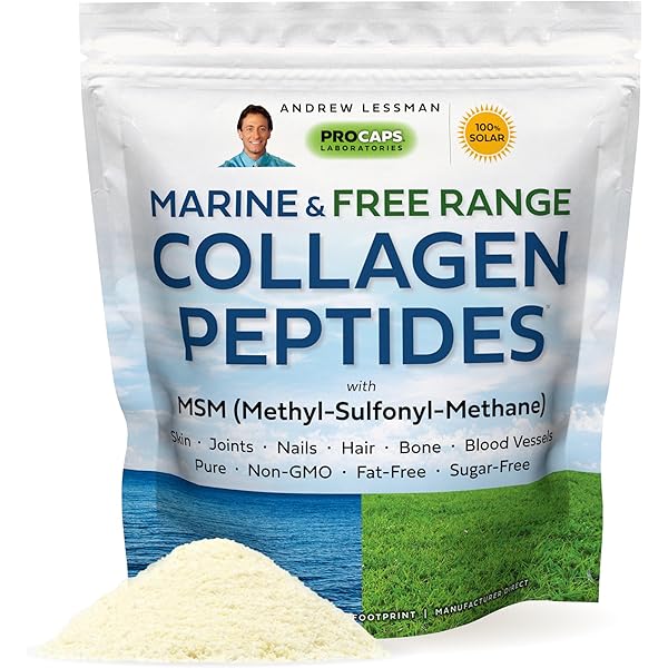 Amazon.com: ANDREW LESSMAN Marine Collagen Peptides Powder and MSM