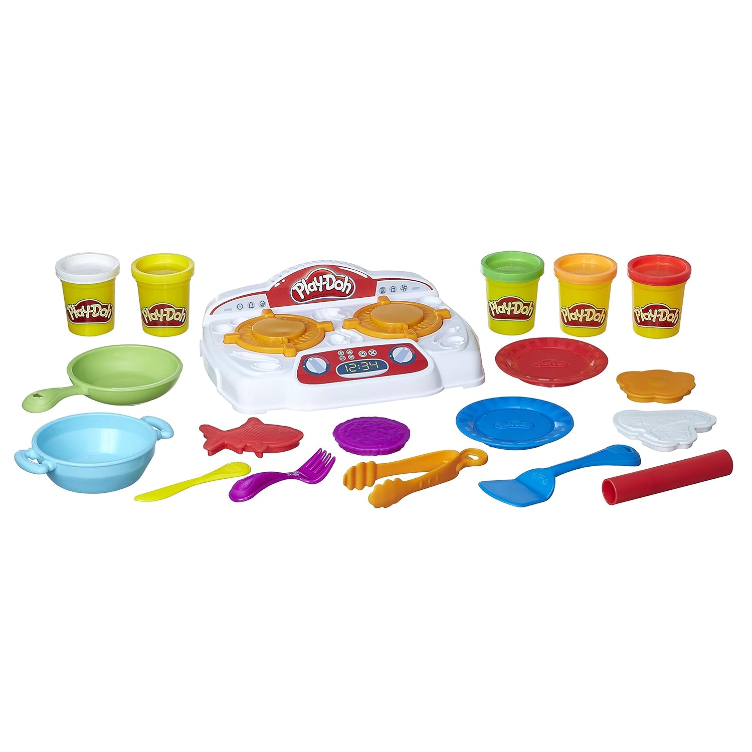 Amazon.com: Play-Doh - B9014 - Kitchen Creations Sizzling Stovetop: Toys & Games