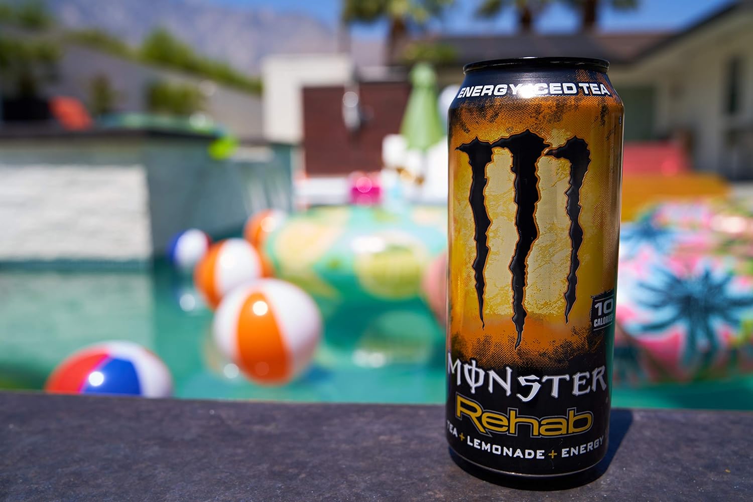 Monster Rehab Tea + Lemonade + Energy, Energy Iced Tea, 15.5 Ounce (Pack of 24) : Grocery & Gourmet Food