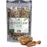 Herb To Body Hyssop Leaf C/S - Hyssopus officinalis, Hyssop Leaf Cut and Sifted for Herbal Tea, Botanical Blends and Traditional Preparations, Natural Dried Hyssop Leaves, Wildcrafted 4oz