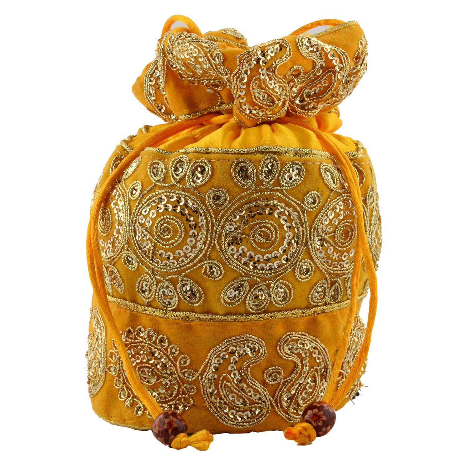 shree fashion rajasthani print cotton women bags - pouches & potlis/clutches