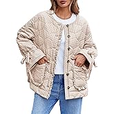 Tankaneo Womens Cropped Quilted Puffer Jackets Lightweight Plaid Button Down Bow Padded Down Coat