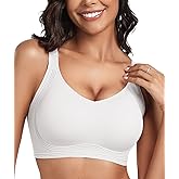 OEAK Womens Seamless Push Up Bras No Underwire Full Coverage Comfortable Bra V Neck Bralettes Wireless Everyday Bra