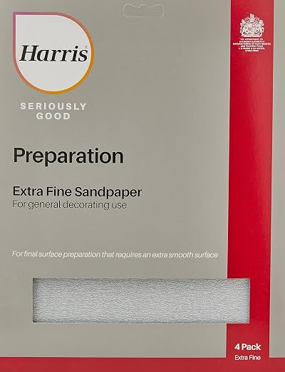 Harris Seriously Good Sandpaper Extra Fine 4 Pack