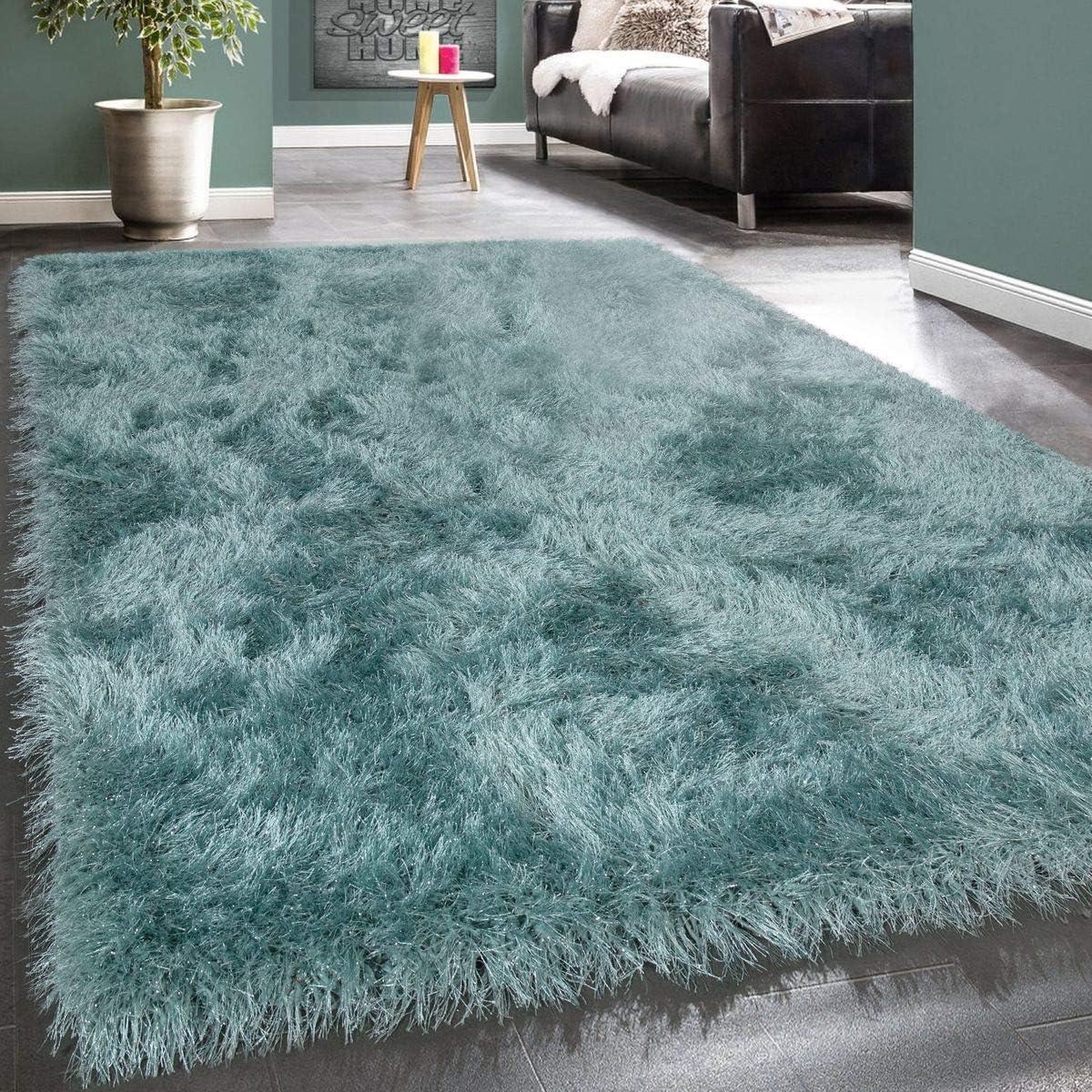 Paco Home Shag Rug High Pile Bedroom & Living Room Fluffy