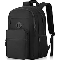 Amazon.com: kamater Black Backpack for School, college  display picture 1
