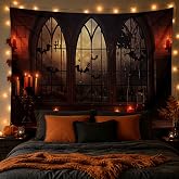 QGHOT Halloween Tapestry Wall Hanging 90.6
