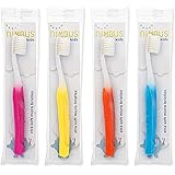 Nimbus NIMBY Kid's Extra Soft Toothbrushes for Sensitive Teeth and Receding Gums, Periodontist Design Plaque Remover Travel T