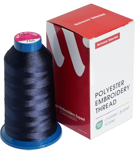 Robison Anton Top Lot de 12 fils à broder en polyester, Bobine fil