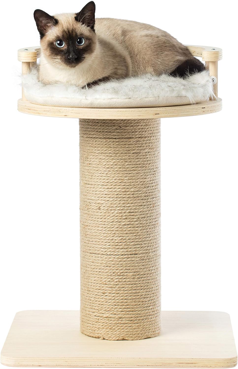 cat scratching post with seat