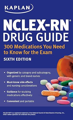 Download NCLEX-RN Drug Guide: 300 Medications You Need to Know for the Exam PDF