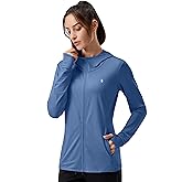 Soothfeel Women's UPF 50+ Sun Protection Hoodie Jacket Lightweight Long Sleeve Sun Shirt for Women with Pocket Hiking Outdoor