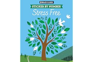 Brain Games - Sticker by Number: Stress Free #2 (28 Images to Sticker)
