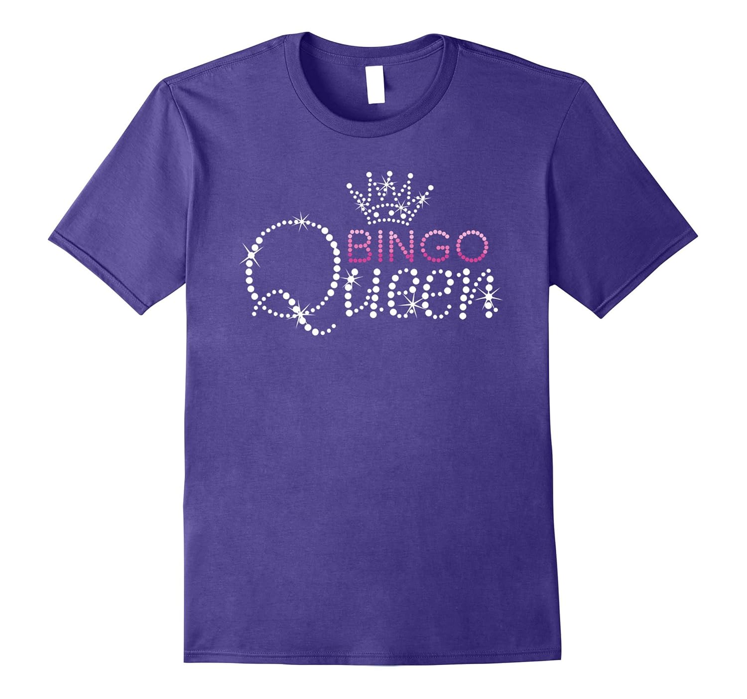 Bingo Shirt Bingo Queen - Bingo Player Gift T-Shirt-Rose