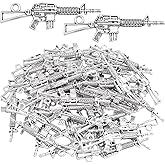 JMKTOOL 40pcs Antique Silver Sniper Rifle Gun Charms Vintage Tibetan Weapon Pistol Rifle Pendant Charms Handmade Accessories for DIY Bracelet Jewelry Making Craft Supplies