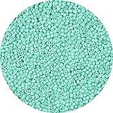 Yholin 10000pcs Green Blue Glass Seed Beads Bulk, 2mm 12/0 Tiny Small Waist Spacer Seed Beads for Bracelets, Necklace, Jewelry Making DIY Craft Projects with Tweezers