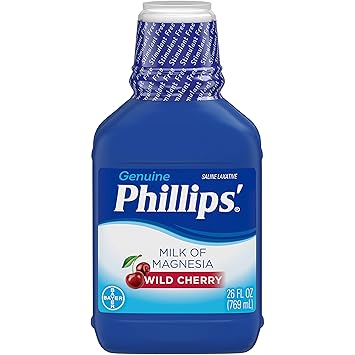 Amazon.com: Phillips 'Wild Cherry leche de Magnesia líquido, 26 fl oz (paquete de 3) FX y KH: Beauty