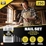 SOL Masonry Nails Assorted 60mm 40mm 30mm 25mm 20mm in Storage Box view 3