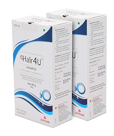 HAIR4U Glenmark Shampoo (100 ml) - Pack of 2